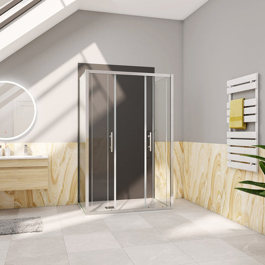 1400x800 H.1900 mm Schiebetür U Form Aluverbundplatte für badezimmer