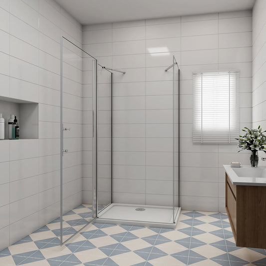 700x700 H.1850 mm Drehtür U Form für badezimmer