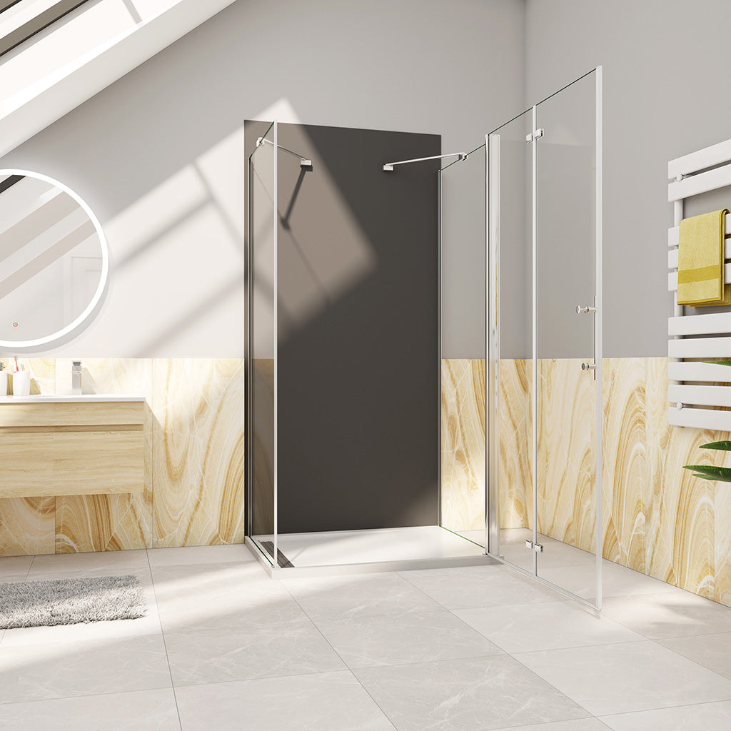 800x700 H.1850 mm U-Form Dusche Falttür