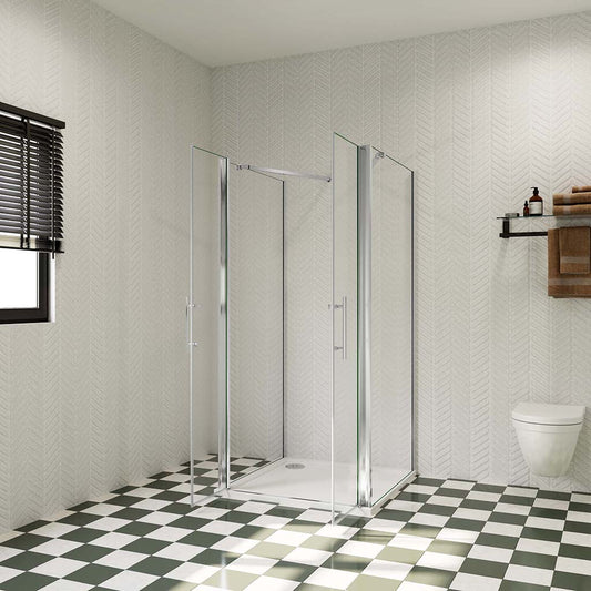 950x700 H.1950 mm Doppelpendeltüren U Form badezimmer ideen