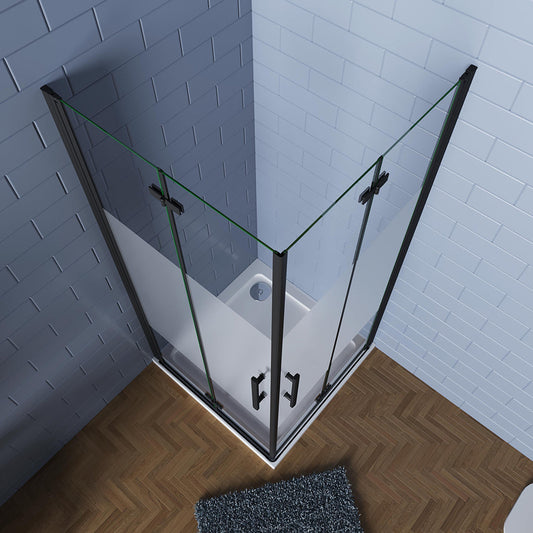 1100x760 H.1950 mm Falttür Schutzfolie Eckeinstieg Duschtasse badezimmer ideen