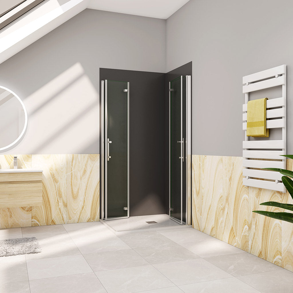 Duschkabine Falttür Eckeinstieg 1100x900xH1850mm Wandverkleidung badezimmer ideen