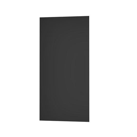 80cm Duschrückwand Alu Duschrückwände Fliesenersatz Dusche Mattschwarz
