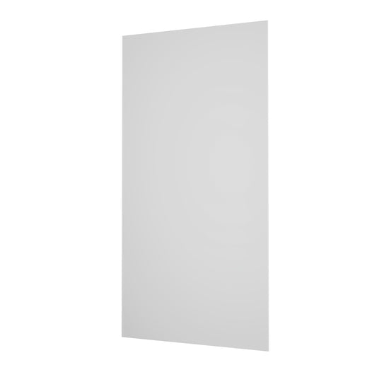 120cm Duschrückwand Alu Wandverkleidung Badrückwand 3mm Mattweiß
