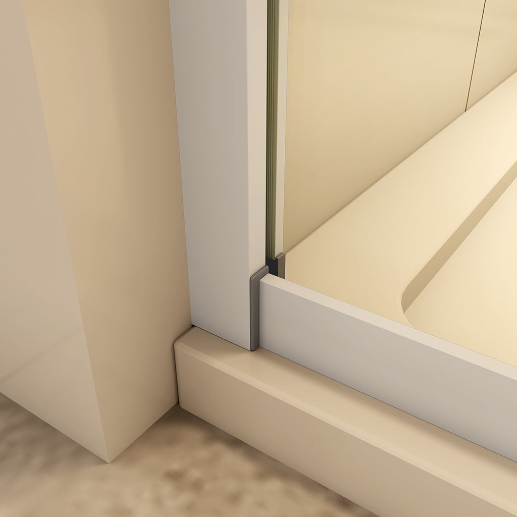 duschkabine 100x80 eckdusche H185 cm schiebetüren für badezimmer