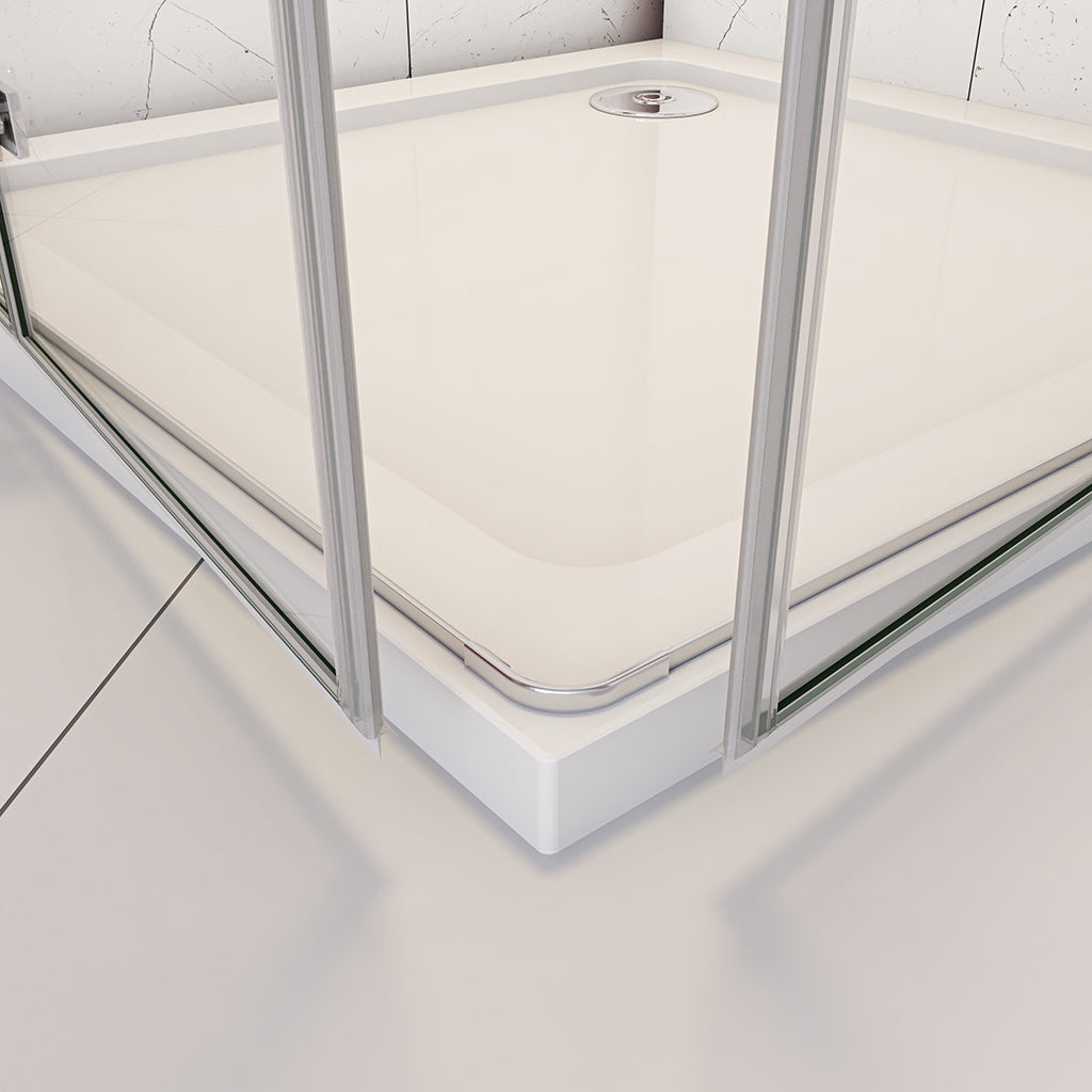 duschkabine 110x76 eckdusche H185 cm duschkabinen eckeinstieg duschbecke ablaufgarnitur für badezimmer