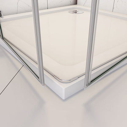 duschkabine 110x76 eckdusche H185 cm duschkabinen eckeinstieg duschbecke ablaufgarnitur für badezimmer