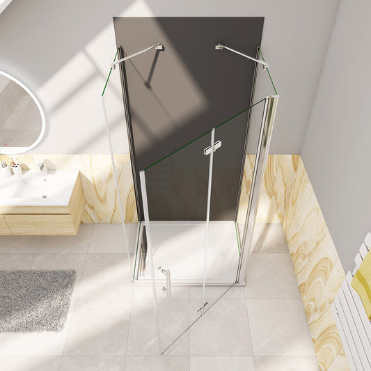 ozean 110x70 Falttür Duschtür U-Form cm für badezimmer
