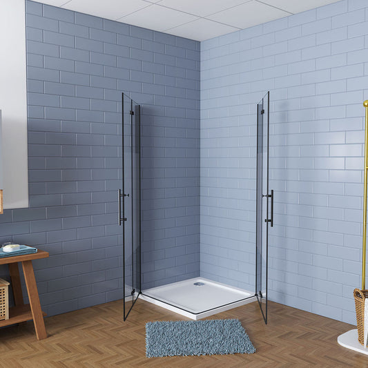 ozean 70x70 Falttür Duschtür Eckeinstieg cm für badezimmer