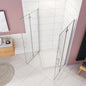 ozean 80x80 Falttür Eckeinstieg Duschtasse HPK8 8GRQ cm für badezimmer