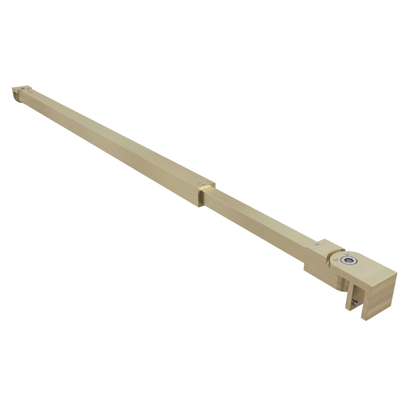 Stabilisationsstange Haltestange für Duschwand 6-10mm Glas Einstellbar 73-120 cm