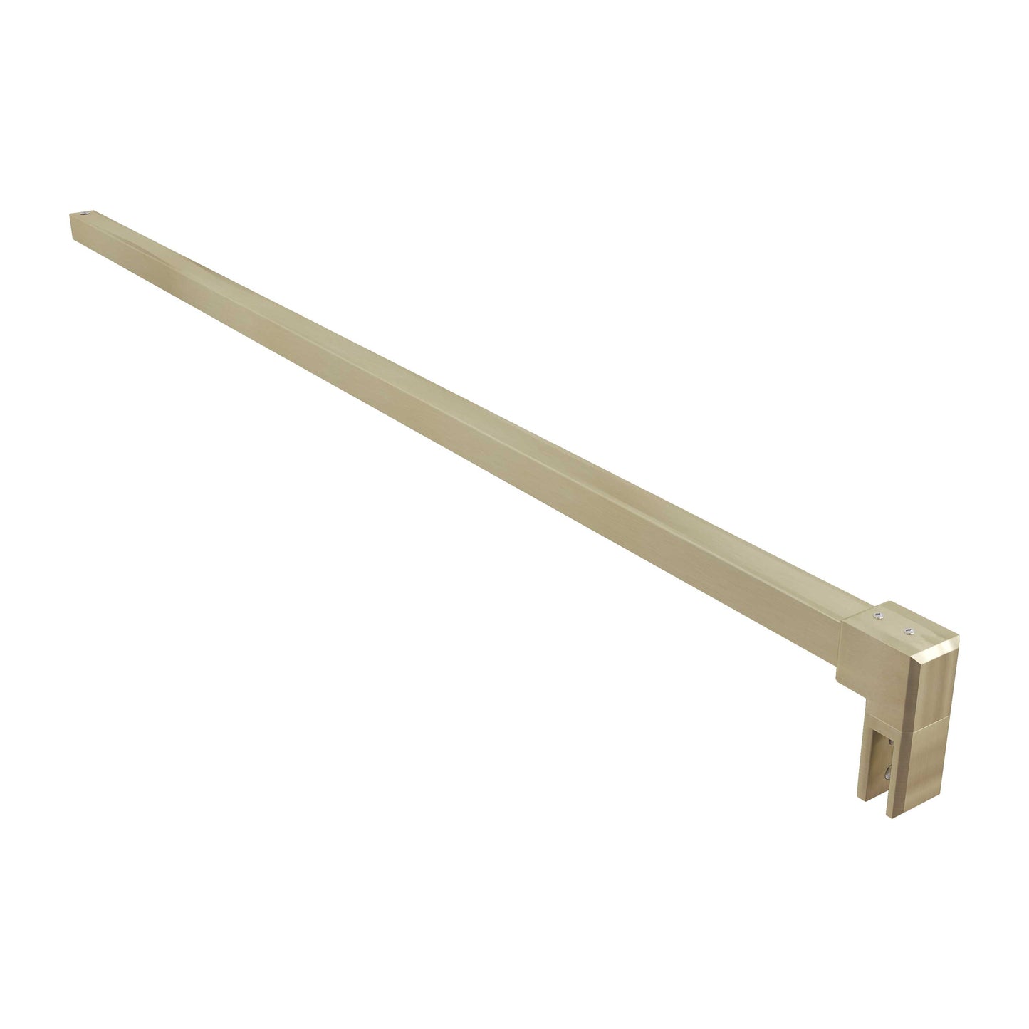 Stabilisierungsstange Dusche Glashalter Befestigungsstange Wand-Halter 90 cm für Glasscheibe von 6-10mm