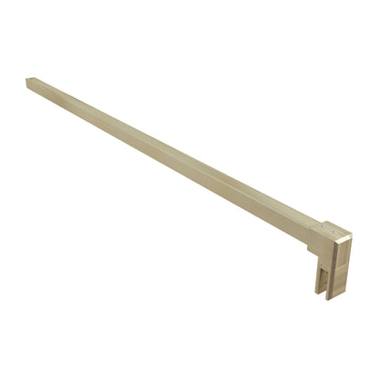 Stabilisierungsstange Dusche Glashalter Befestigungsstange Wand-Halter 90 cm für Glasscheibe von 6-10mm