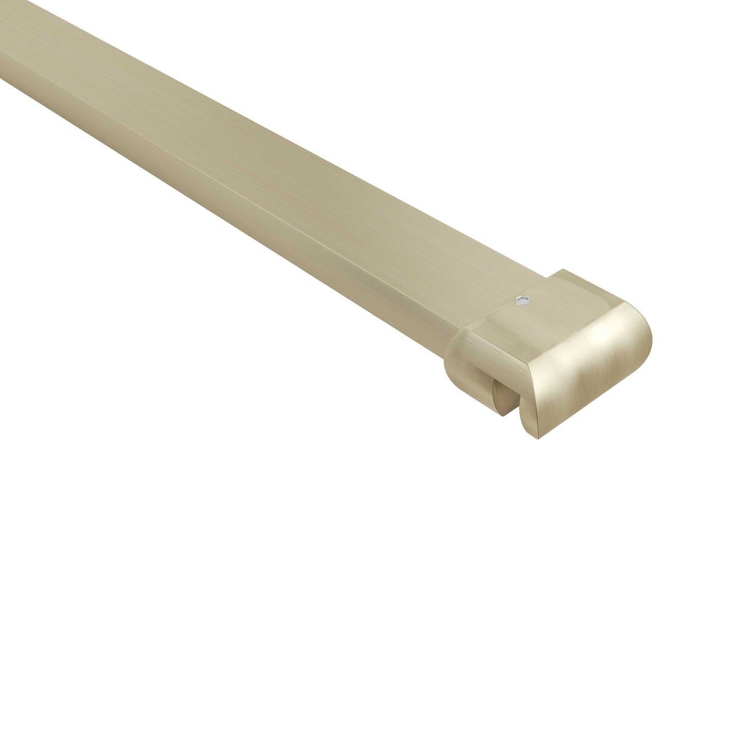 Stabilisationsstange Glas-Wand, Stabilisator Duschwand, Haltestange 90 cm für Glasscheibe von 6-8mm