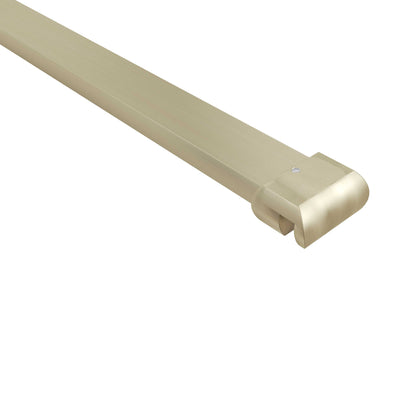 Stabilisationsstange Glas-Wand, Stabilisator Duschwand, Haltestange 90 cm für Glasscheibe von 6-8mm