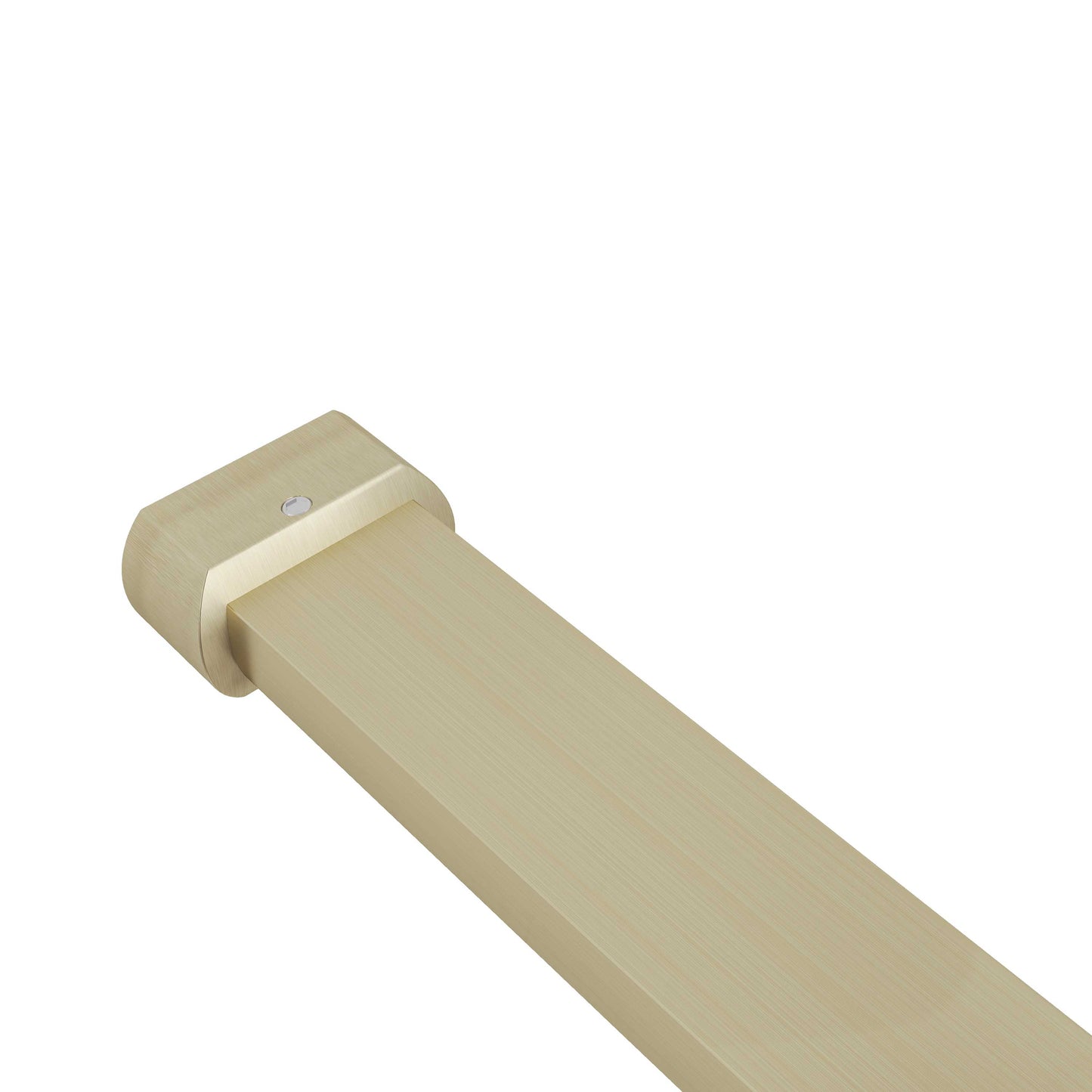 Stabilisationsstange Glas-Wand, Stabilisator Duschwand, Haltestange 90 cm für Glasscheibe von 6-8mm