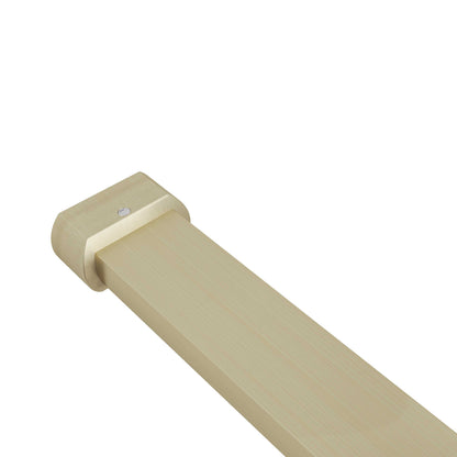 Stabilisationsstange Glas-Wand, Stabilisator Duschwand, Haltestange 90 cm für Glasscheibe von 6-8mm